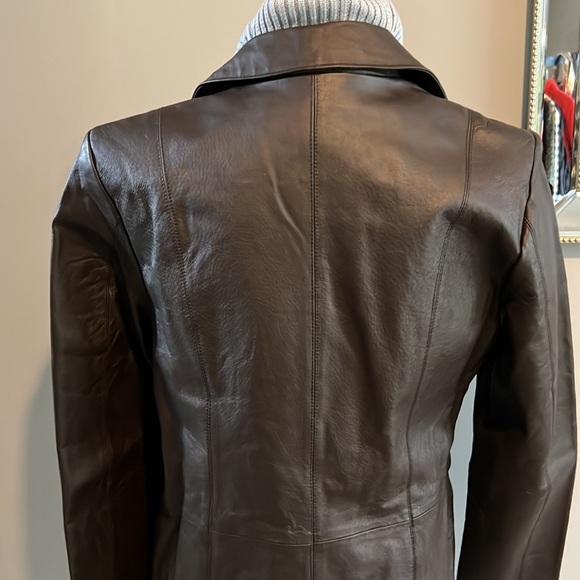 Dialogue Leather Jacket NWT - Picture 6 of 17